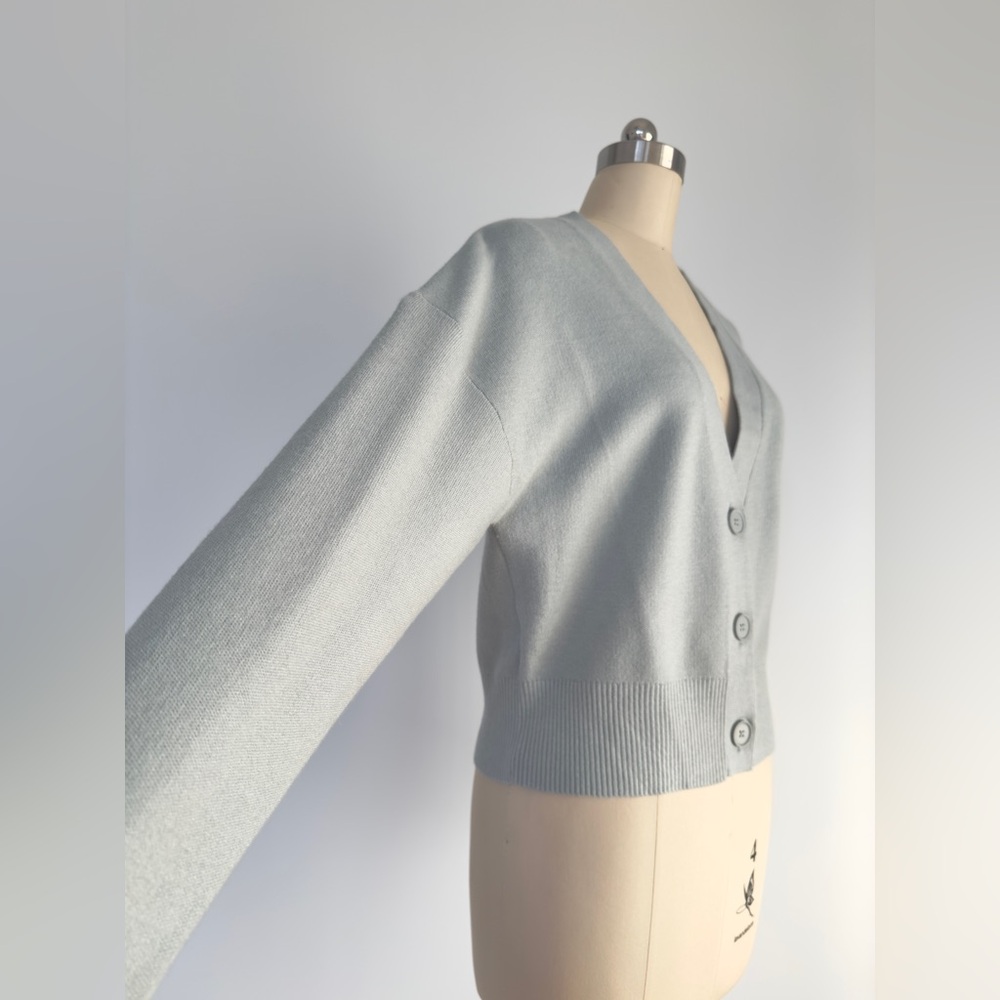 NWT EXPRESS GRAY RELAXED DOLMAN SLEEVE CARDIGAN - Picture 4 of 7